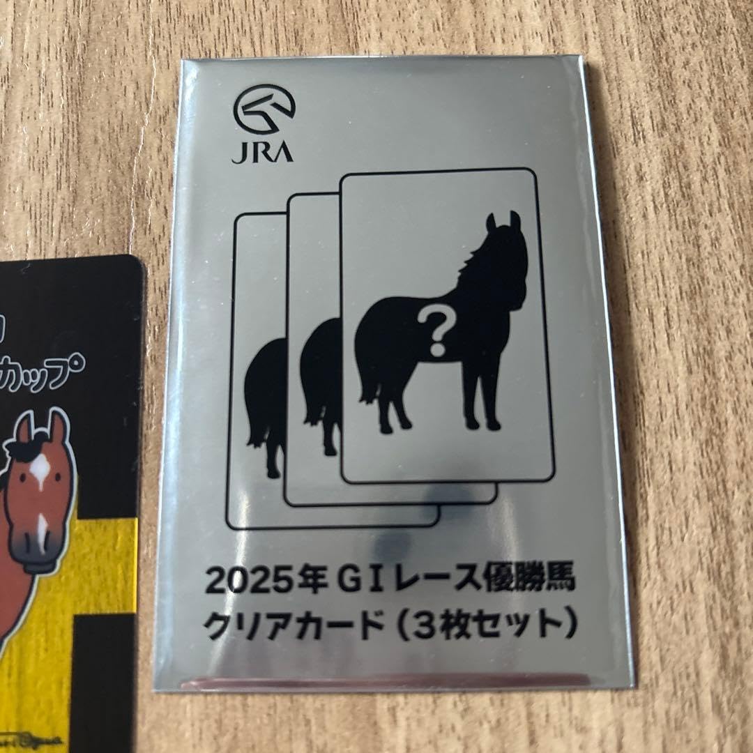 Amazon.co.jp: 2025年 G1レース優勝馬クリアカード 3枚セット : ホビー